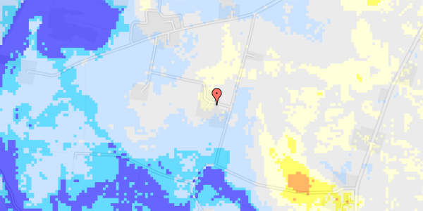 Ekstrem regn på Enggårdsvej 2C