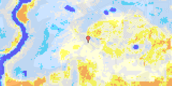 Ekstrem regn på Krebsen 18