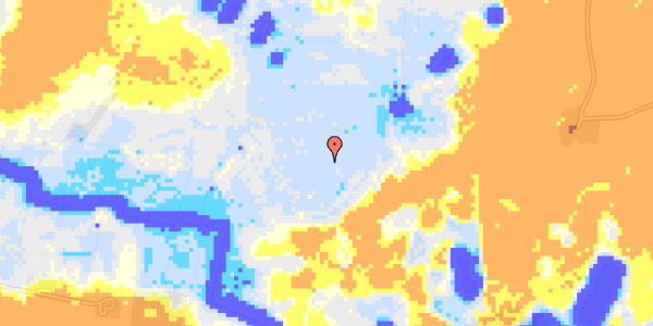 Ekstrem regn på Dybdalsvej 1F