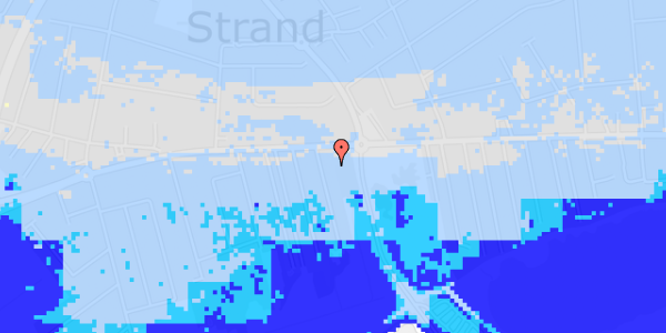 Ekstrem regn på Vallensbæk Strandvej 159