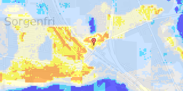 Ekstrem regn på Hummeltoftevej 62B, 1. mf