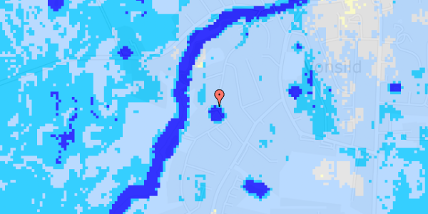 Ekstrem regn på Delken 24A