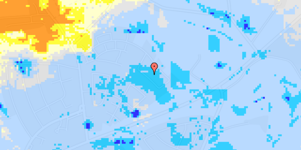 Ekstrem regn på Galgehøj 108