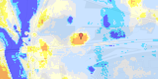 Ekstrem regn på Vridsløsevej 2