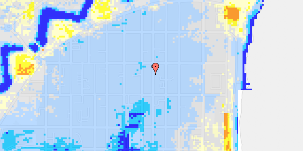 Ekstrem regn på Bjergegade 36, 1. 