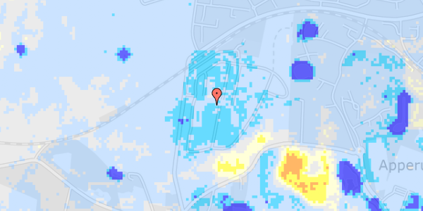 Ekstrem regn på Brovangsvej 57