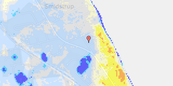 Ekstrem regn på Hveensvej 3A