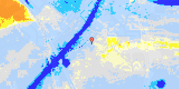 Ekstrem regn på Niels Juelsvej 38A