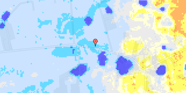 Ekstrem regn på Springenbjergvej 33