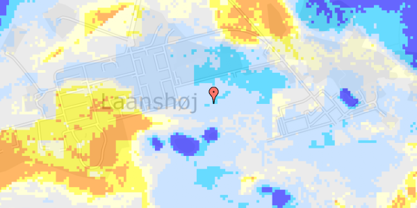 Ekstrem regn på Laanshøj Alle 40