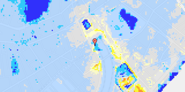 Ekstrem regn på Reventlowsgade 9