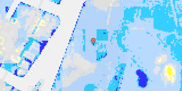 Ekstrem regn på Nokken Hovedgaden 39