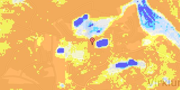 Ekstrem regn på Hjortekæret 6