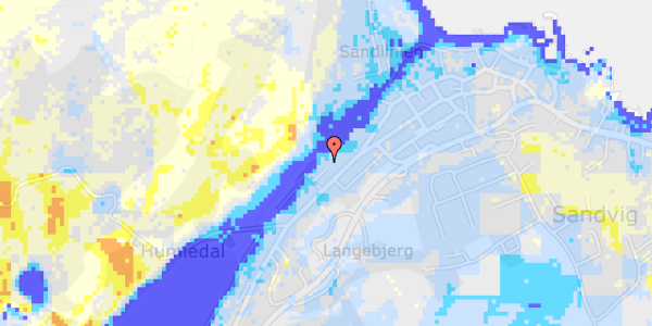 Ekstrem regn på Hammershusvej 68L