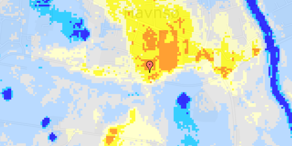 Ekstrem regn på Havnsøgårdsvej 59