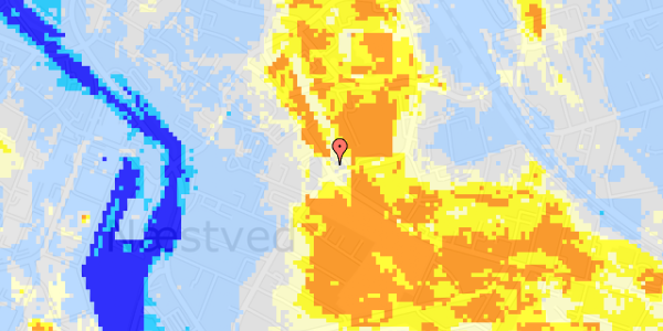 Ekstrem regn på Østergade 29