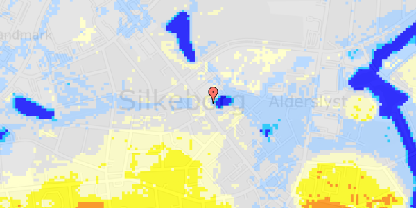 Ekstrem regn på Borgergade 72