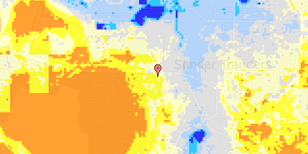 Ekstrem regn på Tinbergens Alle 45, 2. 3