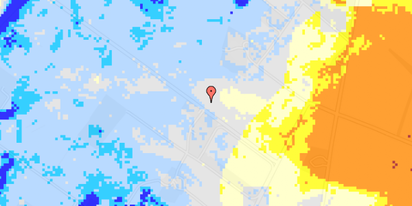 Ekstrem regn på Egebjergvej 2