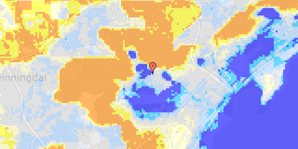 Ekstrem regn på Sleipnersvej 16