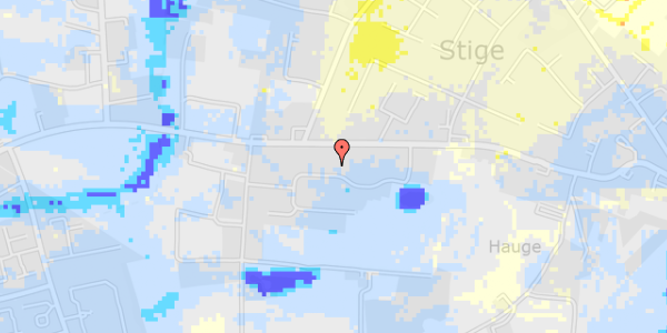 Ekstrem regn på Hedelundhegnet 22