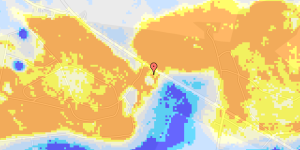 Ekstrem regn på Vordingborgvej 376