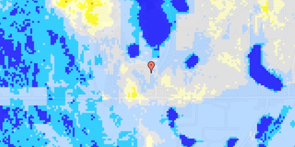 Ekstrem regn på Sangsvane Alle 3