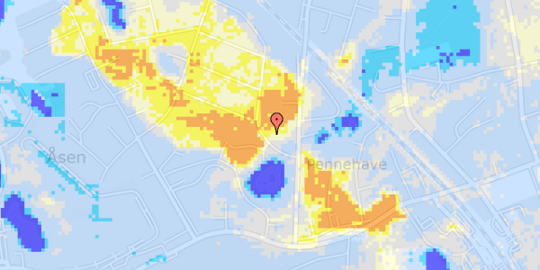 Ekstrem regn på Knudsvej 4T