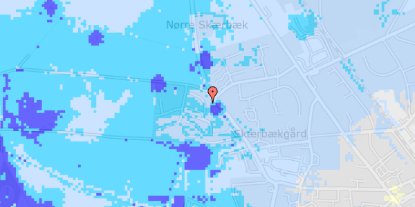 Ekstrem regn på Nørre Skærbækvej 23R