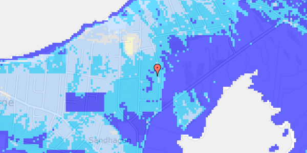 Ekstrem regn på Granvej 10F