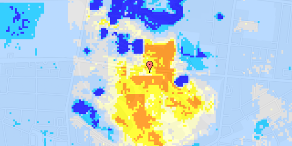 Ekstrem regn på Roskildevej 27A