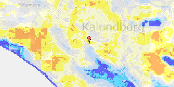 Ekstrem regn på Røsnæsvej 105A