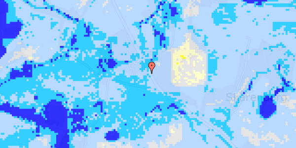 Ekstrem regn på Kirkehelle 33