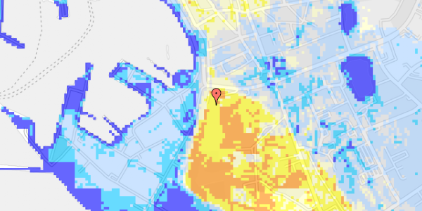 Ekstrem regn på Zahrtmannsvej 2, st. 11