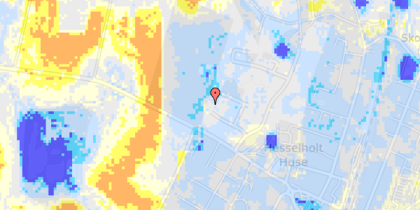 Ekstrem regn på Hesselholt Skovhuse 9