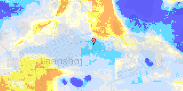 Ekstrem regn på Laanshøj Alle 55