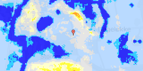 Ekstrem regn på Tulipanstien 102