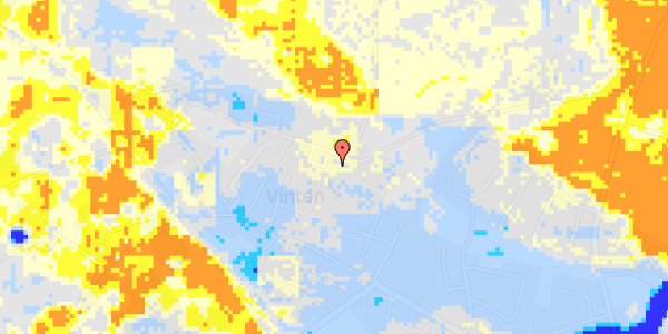 Ekstrem regn på Vintenvej 34C