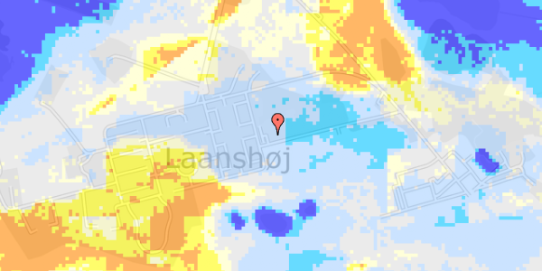 Ekstrem regn på Laanshøj Alle 39