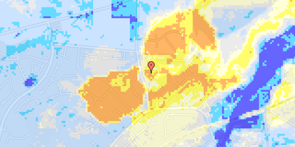 Ekstrem regn på Lilleåbakken 34