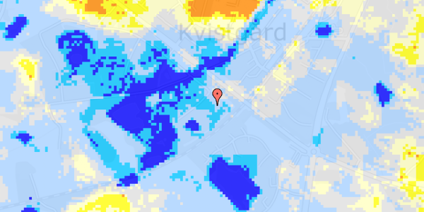 Ekstrem regn på O.F. Kvistgård 17A