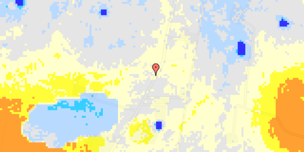 Ekstrem regn på Helleskovvej 13