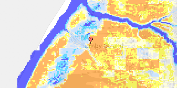 Ekstrem regn på Strandvejen 60