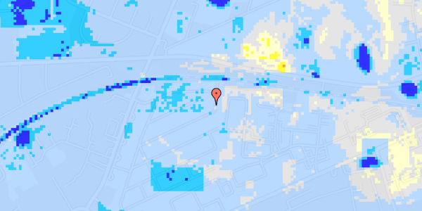 Ekstrem regn på Deltavej 437