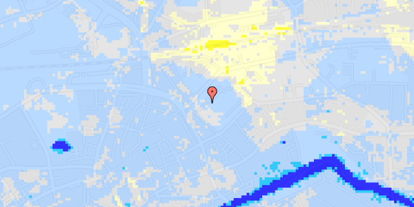 Ekstrem regn på Rytterkasernen 1, kl. 2