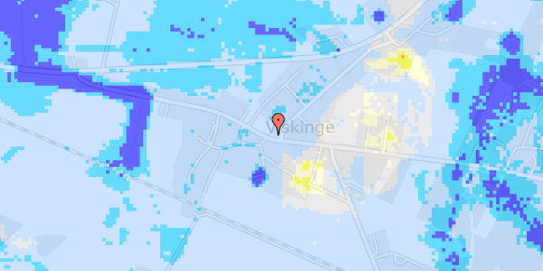 Ekstrem regn på Hovedgaden 20, 1. 