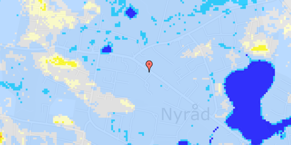 Ekstrem regn på Nyraad Hovedgade 66I