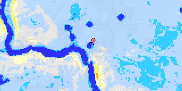 Ekstrem regn på Landevejen 1C