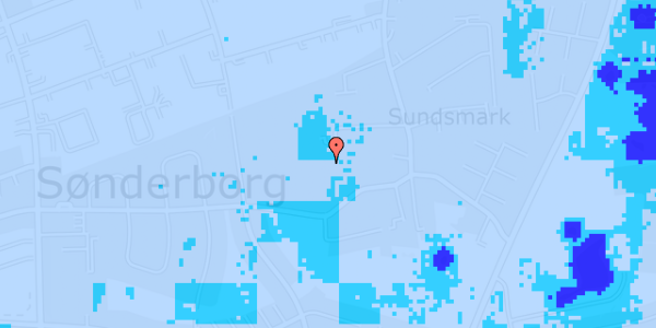 Ekstrem regn på Nylandsvej 11