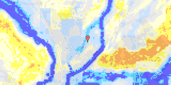 Ekstrem regn på Hjarddalsvej 29